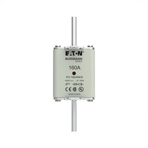 Zekering h. snelheid 160A DC 1000V NH2 gPV UL PV UL d VVE=3
