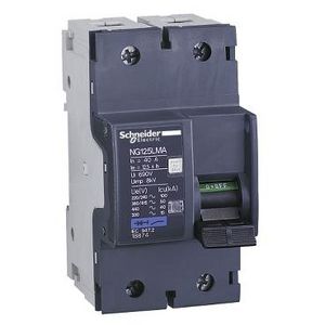 Installatieautomaat 2-polig In= 10A MA-karakteristiek NG125MA