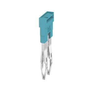 Dwarsverbinder (terminal) Plugged blauw 24 A p: 2 P VVE=60