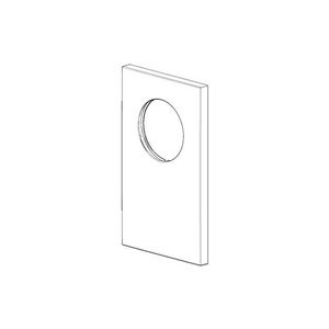 Rozet v. douche 90x150x9,2mm chr