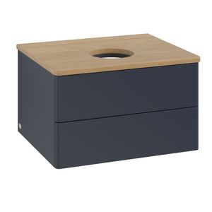 Wastafelonderkast Antao 600x360x500mm Mid.Blue Matt Lacquer L18011HG