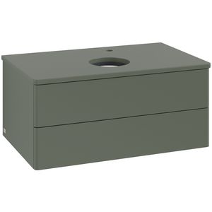 Wastafelonderkast Antao 800x360x500mm L.Green Matt Lacquer K19050HL