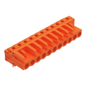 THT FE steker HA raster 5,08mm oranje 232-271 VVE=25
