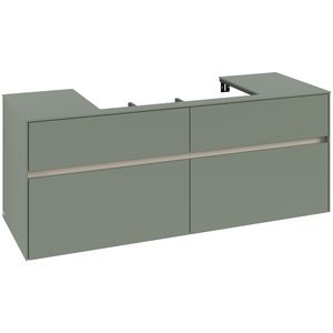 Wastafelonderkast Collaro 1400x548x500mm Soft Green C08800AF