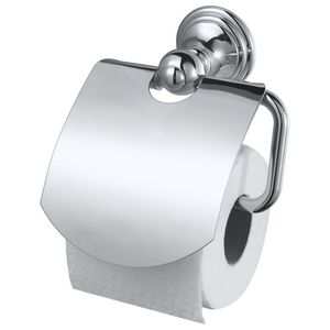 Closetrolhouder met klep chroom ALLURE