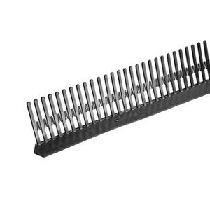 Vogelschroot met muiswering kamhoogte 55mm l=1000mm zwart
