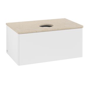 Wastafelonderkast Antao 800x360x500mm White Matt Lacquer L30013MT