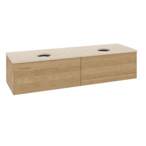 Wastafelonderkast Antao 1600x360x500mm Honey Oak K39013HN