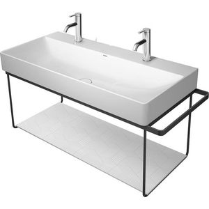 DuraSquare Wandh. metaalstructuur 1063x451x400mm chroom gepol.