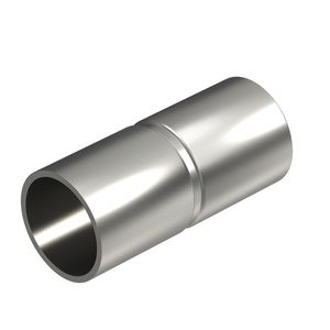 RVS-verbindingsmof zonder schroefdraad Ø16mm Roestvast staal A4 1.4571 VVE=10
