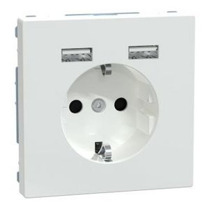 WCD Dubbele USB-poort 2.4A 16A Lotuswit Systeem D