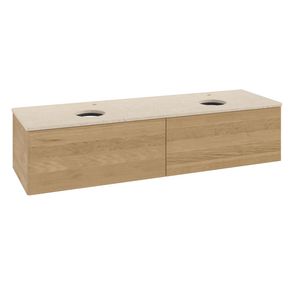 Wastafelonderkast Antao 1600x360x500mm Honey Oak K39053HN