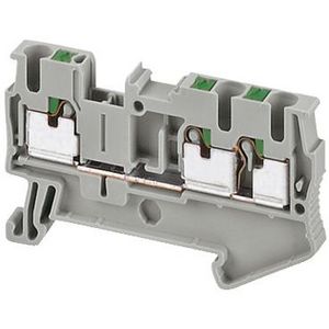 Doorvoer klemmenblok 2,5mm² 24A Enkel niveau Push-in VVE=50
