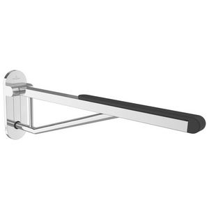 ViCareDESIGN closetbeugel opklapbaar RVS verchroomd/zwart 750mm incl. bevestigingsmateriaal
