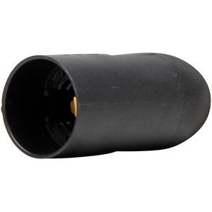 Lamphouder E14 glad zwart VVE=10