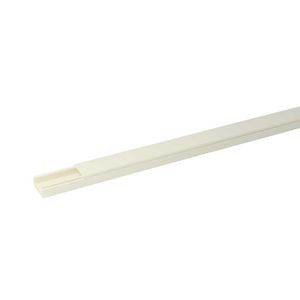 Lengte a 4m. Leidingkanaal P25 Koker+deksel creme