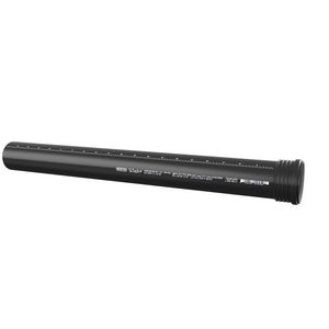 Paslengte Sitech+ geluidsarm PP 50mm l=50cm mof/ spie zwart