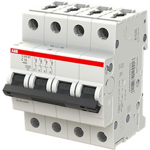 Installatieautomaat S200MT 4P C10 10kA Tractie