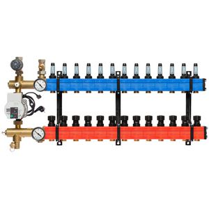 Vloerverw.verdeler 4801 E-pomp BA. 10-145l/u 13-groeps