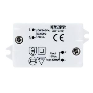 VOEDINGSEENHEID-100/240 Vac 50/60 Hz-12 Vdc