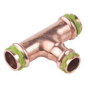 T-koppeling verlopend FFF SudoPress Koper 28x15x28mm SP5130RV