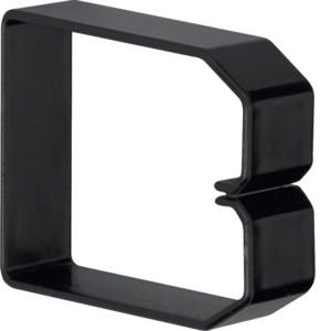 Kabelhouder voor kanaal 80x60mm B/BA6 zwart