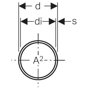Lengte a 3mtr. Polyethyleen (PE) afvoerbuis Silent-db20 geluidsarm 110mm WD=6mm