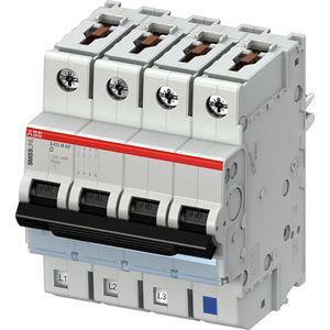 Installatieautomaat 3-polig + NP D-karakteristiek 10A 10kA