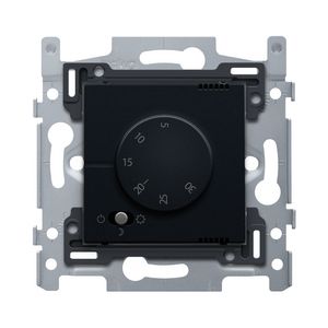 Elektronische thermostaat black coated