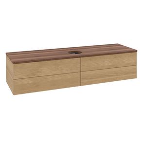 Wastafelonderkast Antao 1600x360x500mm Honey Oak L25112HN
