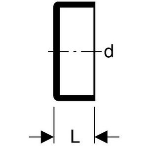 Eindkap 75mm polyethyleen (PE) Silent-db20 geluidsarm
