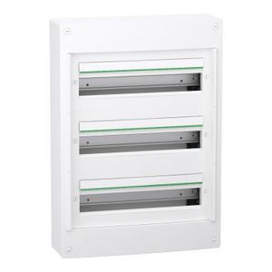 PrismaSeT XS, Modulaire verdeler, Opbouw, 3x18 modules, Aard