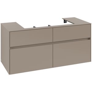 Wastafelonderkast Collaro 1200x548x500mm Taupe C08700VM