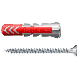 Muurplug kunststof DUOPOWER 6x30mm incl. spaanplaatschroef 4,5x40mm DIY