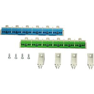 PE en Nul klem 2x 8x25+32x4mm voor 3x17 TE