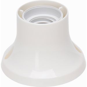 Plafondlamphouder E27 wit VVE=6