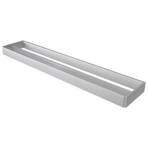 Dubbele handdoekhouder geborsteld alu 60cm ALINE