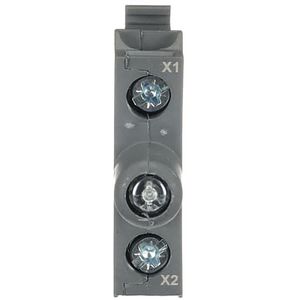 Verlichtingselement met LED blauw bodem montage 110-130V AC