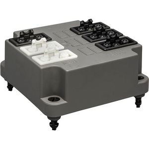 Connectordeksel 3640 GST18 4x3P zwart 2x3P wit aansl. VVE=25