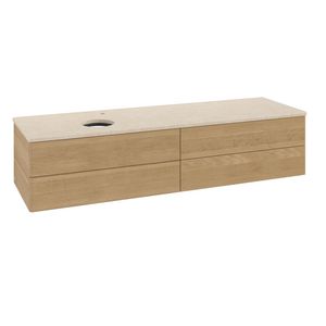 Wastafelonderkast Antao 1600x360x500mm Honey Oak L26053HN