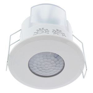 Aanwezigheiddetector plafond PIR 230V 2000W 7M 40m² Wit