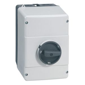 Behuizing met draaibediening MPX3 zwart