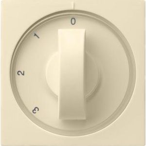 Afdekking draaiknop 3-standen 0/1/2/3 System 55 creme wit