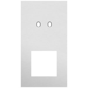 Afdekplaat 2-voud vertic. 71mm centerafst 155-57856