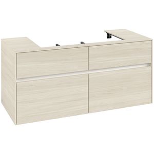 Wastafelonderkast Collaro 1200x548x500mm White Oak C08700AA