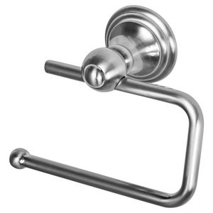 Closetrolhouder zonder klep geborsteld rvs ALLURE