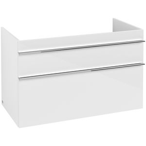 Venticello wastafelonderbouw 953x590x502mm glossy white 2xla