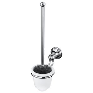Closetborstelset chroom keramiek ALLURE