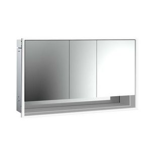 Led-Spiegelkast Ovak inbouw 1600mm 3 deur Achter Wit