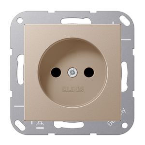 Wandcontactdoos champagne A500 VVE=10